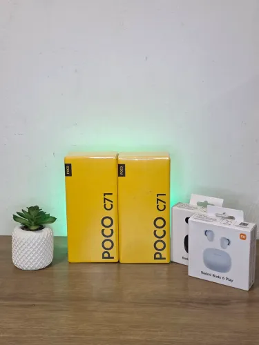 POCO C71 128GB + Fone *Brinde* Buds 6 Play