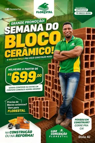 Blocos baianos 6 furos