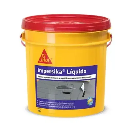 IMPERSIKA ADITIVO IMPERMEAB P/ ARGAMASSA 18LT (OFERTA VALIDA ATE 08/08/26)