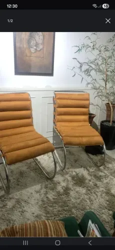 Cadeira design renomado MIES VAN DER 
