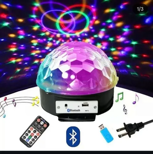 REFLETOR GLOBO P/ILUMINACAO RGB C/ BLUETOOTH