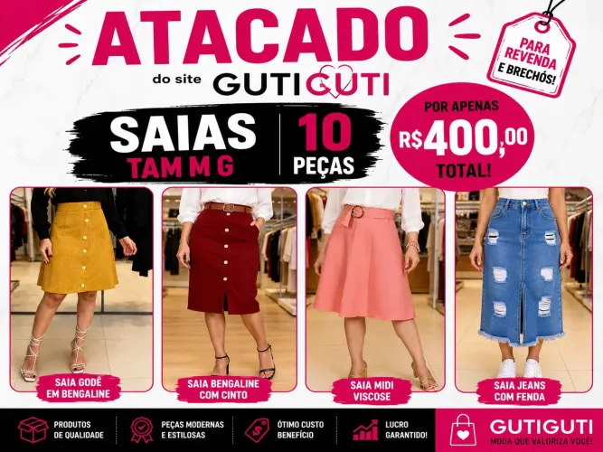 ATACADO SAIAS 10 POR