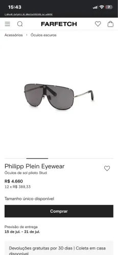 Óculos PHILIPE PLEIN