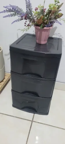 Gaveteiro plástico 3 gavetas