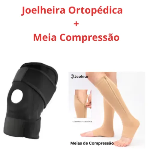 Joelheira + Meia Compressão - Loja Loxee Store