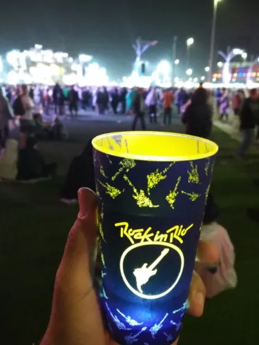 Copo Luminoso Redbull Rock In Rio 2019 (Ed. Limitada)
