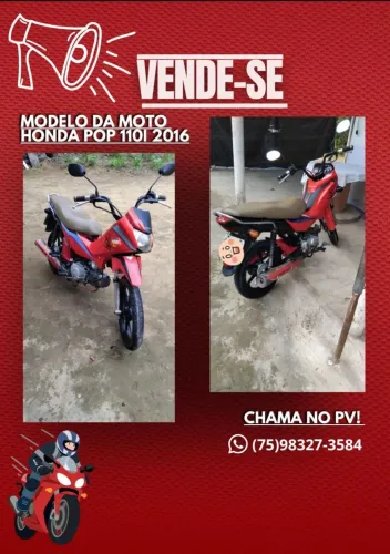 Moto bem conservada, só pagar e roda 
