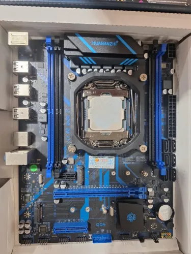 Placa Mãe haunanzhi QD4 x99 com Xeon E5-2650v4