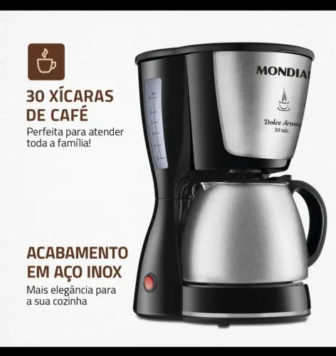 Cafeteira Mondial 30 Xícaras Nova