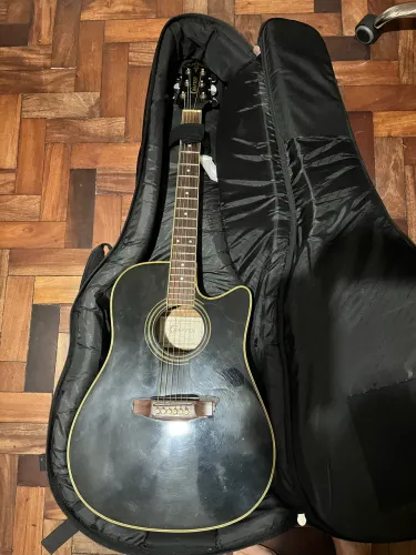 Violão eletrico/acústico folk Crafter
