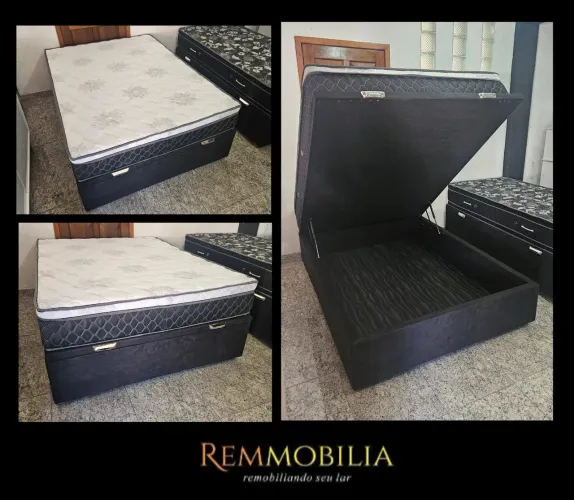 CAMA BOX BAÚ CASAL - NOVA / ENTREGAMOS