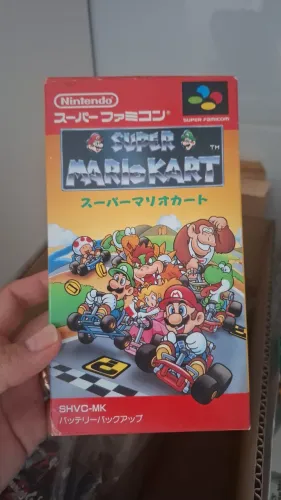 Super Mario Kart Original Nintendo Super Famicom (sem manual)
