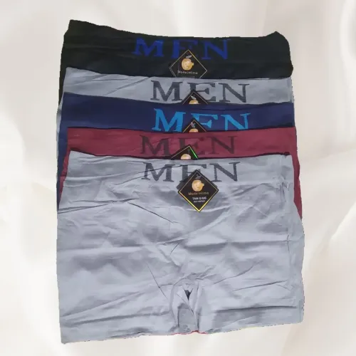 Kit 5 Cuecas Boxer MEN Adulto em Microfibras 