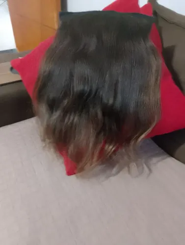 Aplique de cabelo brasileiro com tic tac 
