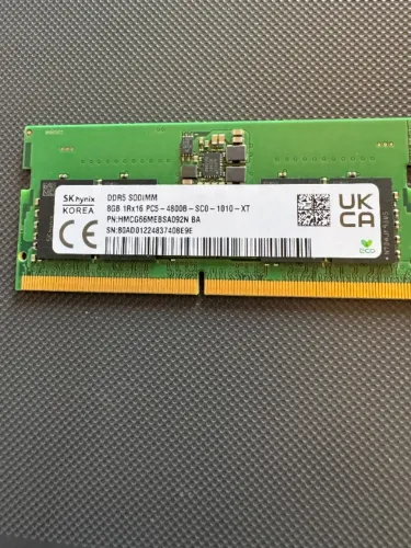 Memória Ram Sk Hynix 8gb Ddr5 4800mhz Sodimm Hmcg66mebsa092n