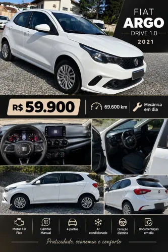 Fiat Argo Drive 1.0 6V Flex 2021
