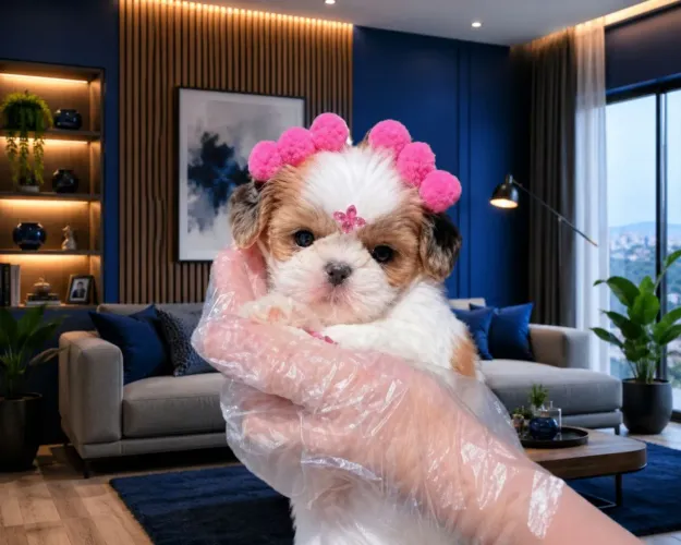Shih tzus minis puros Vacinados e vermifulgadis