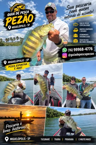 Guia de pesca pezão em Miguelópolis