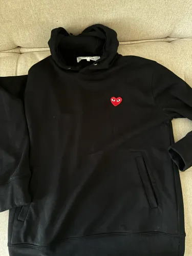Moletom Comme des Garçons 1:1 Preto