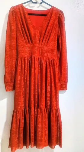 Vestido social Midi