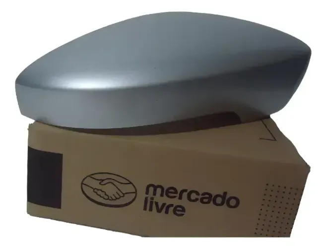 Capa Retrovisor Voyage 2016 Prata Sirius Com Pisca Direita