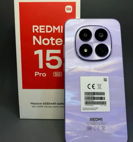 Note 15 Pro 5G NFC 08/512-Preto Azul Roxo Versão Global