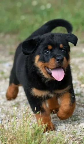 Rottweiler - Um cão de presença marcante, inteligente e extremamente fiel.