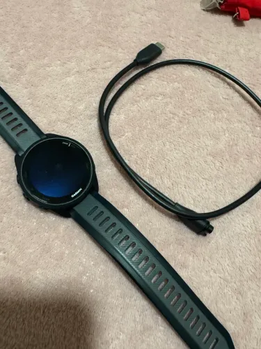RELÓGIO GARMIN FORERUNNER 165 PRETO E CINZA