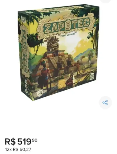 Zapotec jogo tabuleiro