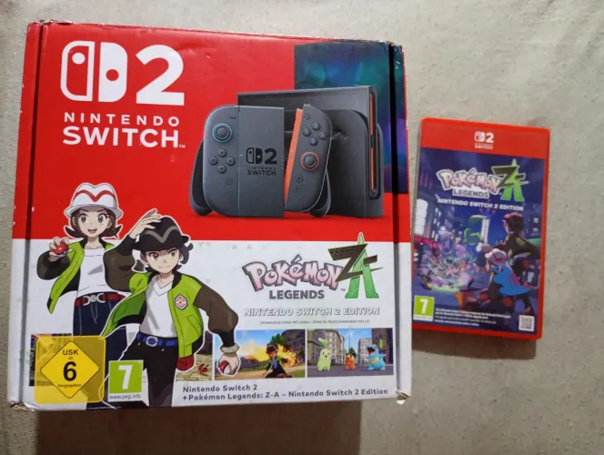 Nintendo switch 2 completo com jogos pokémon ZA passo cartão com entrega grátis