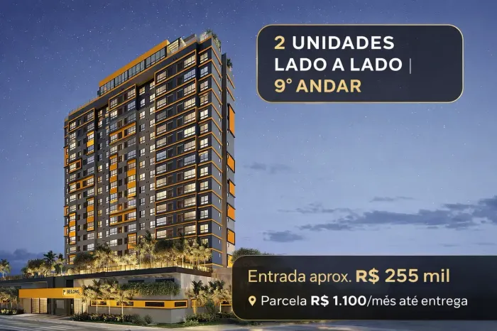 Apartamento para venda tem 40 metros quadrados com 1 quarto