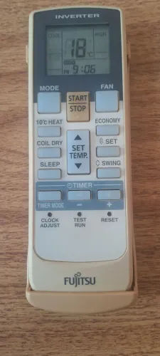Controle Remoto Ar Condicionado Fujitsu 