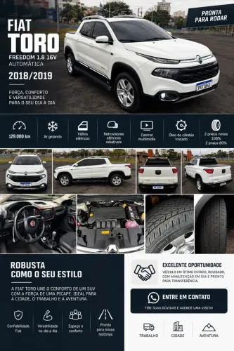 Fiat Toro Freedom 1.8 16V Flex Aut. 2019