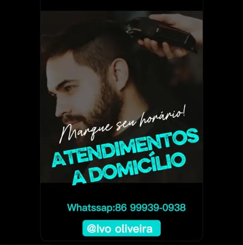Corte masculino a domicílio 