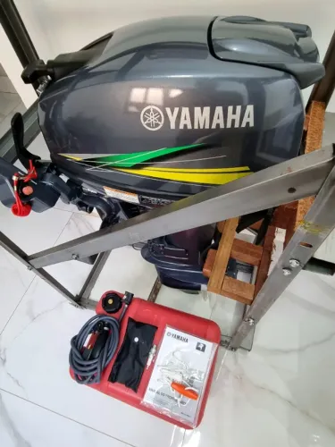 Motor Yamaha 15hp 2 Tempos Novo Ano 2026 Novo Sem Uso, Garantia 5 Anos e Nota Fiscal