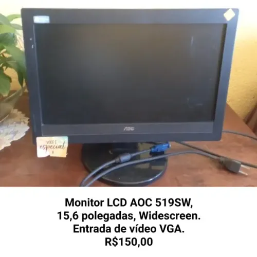 Monitor LCD AOC 15,6'