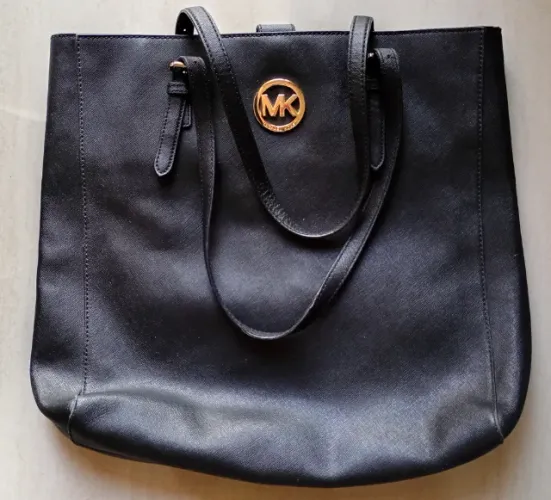 Bolsa Michael Kors Original - Couro Saffiano Preto - Estado Impecável