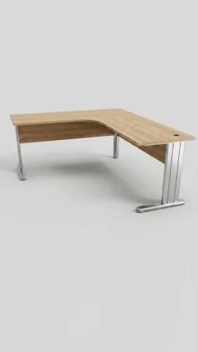 Mesa de Escritório em L Reforçada