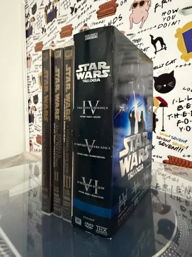 DVDS STAR WARS I A VI TRILOGIAS CLÁSSICA E PREQUEL (9 discos)