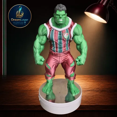 Hulk Paraíba Tricolor - Boneco Colecionavel 24cm em PLA