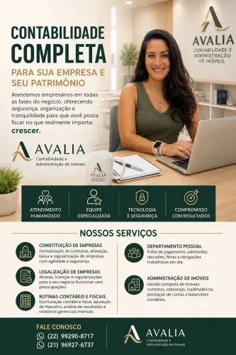 Contabilidade, imposto de renda, abertura e legalização de empresas