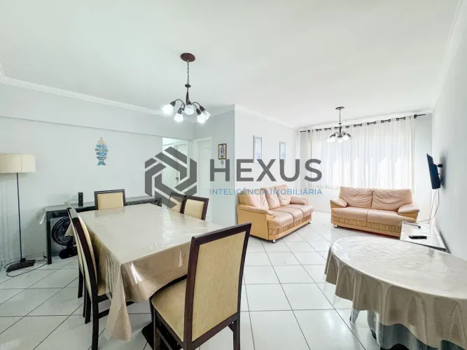 Apartamento a 1 quadra da praia nas Pitangueiras, Guarujá