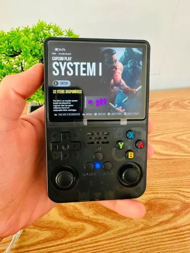 Vídeo Game Portátil de Bolso 15 mil Jogos 6 horas bateria