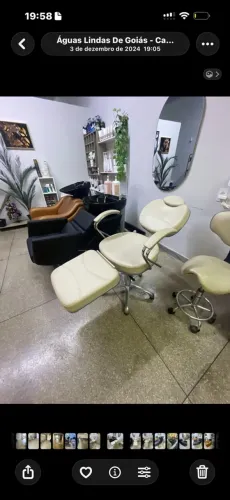 Cadeira Reclinável para Salão - Profissional