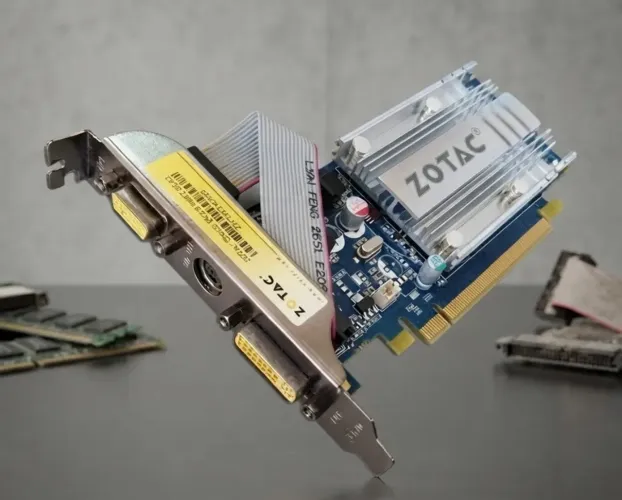 Placa De Vídeo Zotac Geforce 7200 Gs 256mb Ddr2