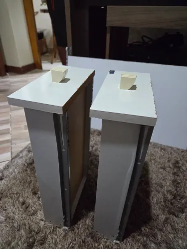 2 gavetas mdf com 4 pares de trilho