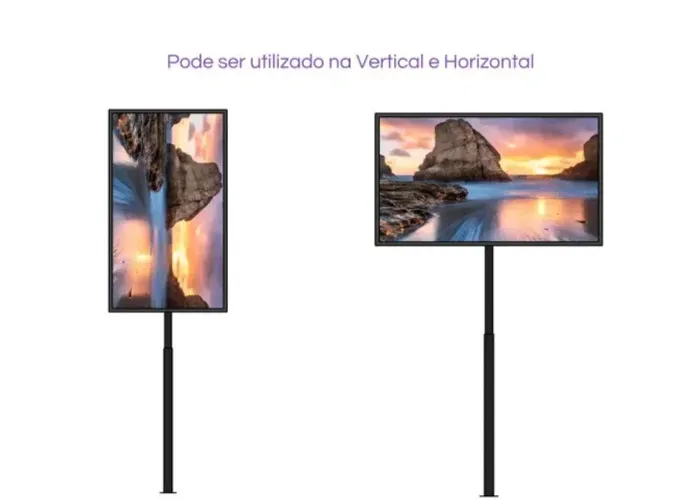 SUPORTE PEDESTAL PARA TV VITRINE FIXO NO CHÃO SEMI NOVO EXCELENTE