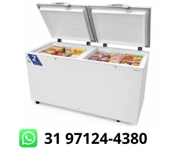 Freezer Horizontal 2 Tampas 503L Fricon