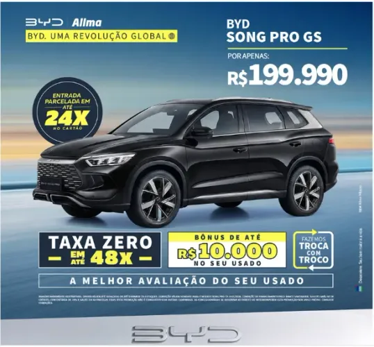 BYD Song Pro GS 1.5 16V Híbrido Aut. 2026