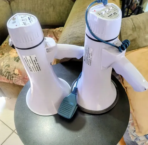 Mega fone a pilha